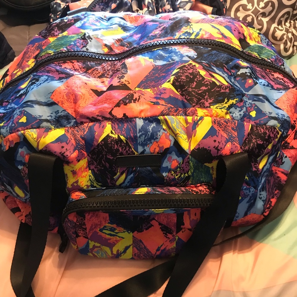 duffle bag.